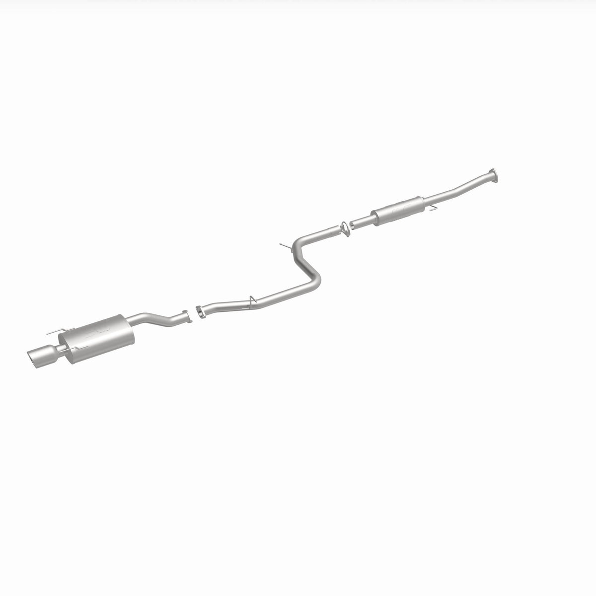 MagnaFlow Exhaust Products 15686 - Street Series Polished Cat-Back System 4