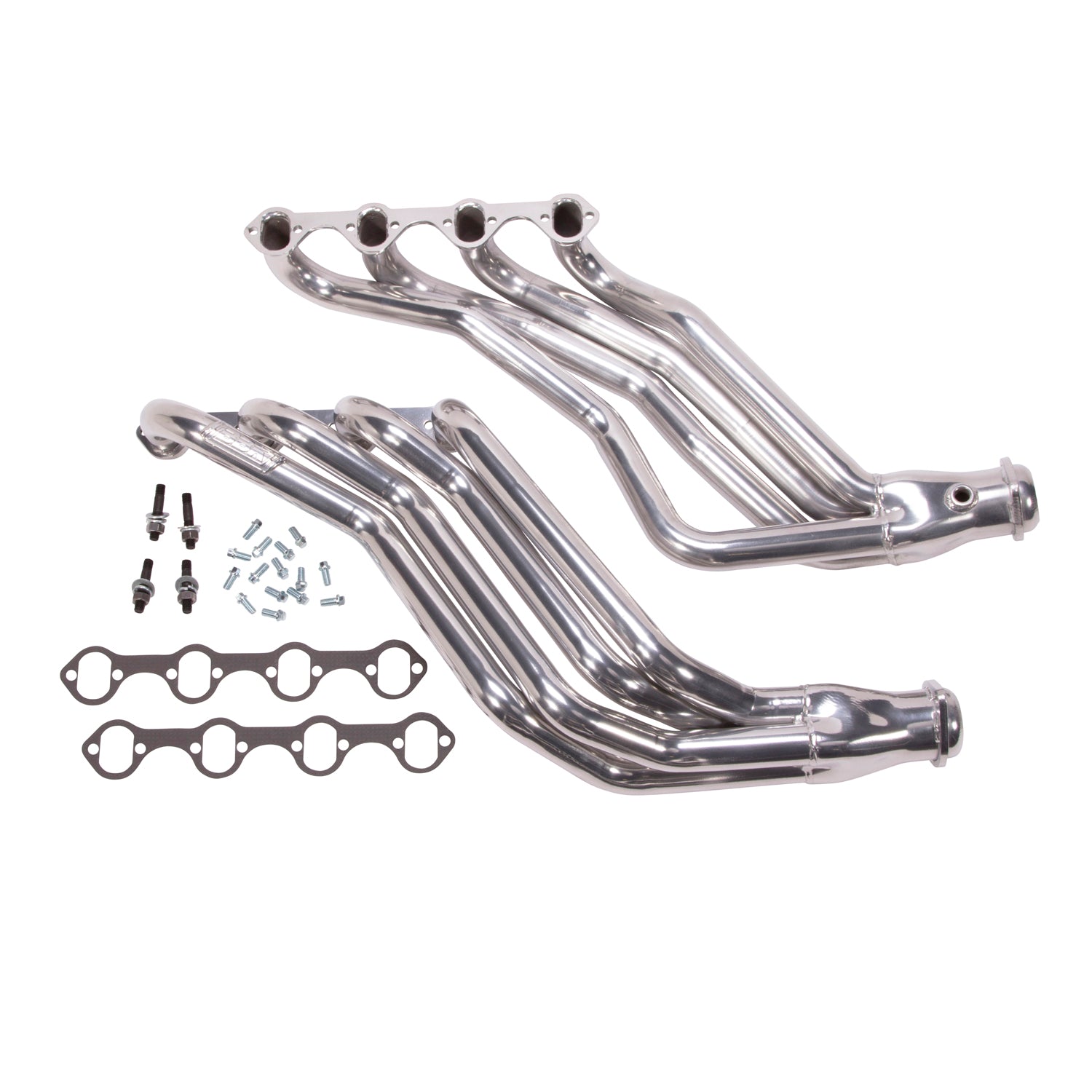 BBK Performance Parts 15690 - 1986-1993 MUSTANG 1-3/4 LONG TUBE 351W SWAP HEADERS (POLISHED SILVER CERAMIC) 1