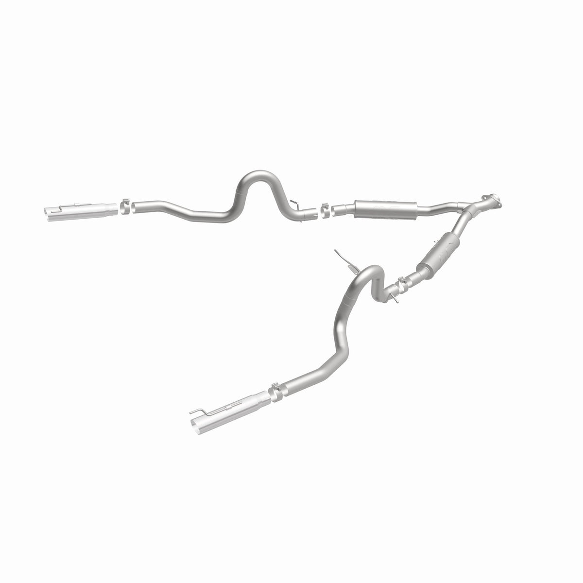 MagnaFlow Exhaust Products 15717 - Street Series Polished Cat-Back System 5