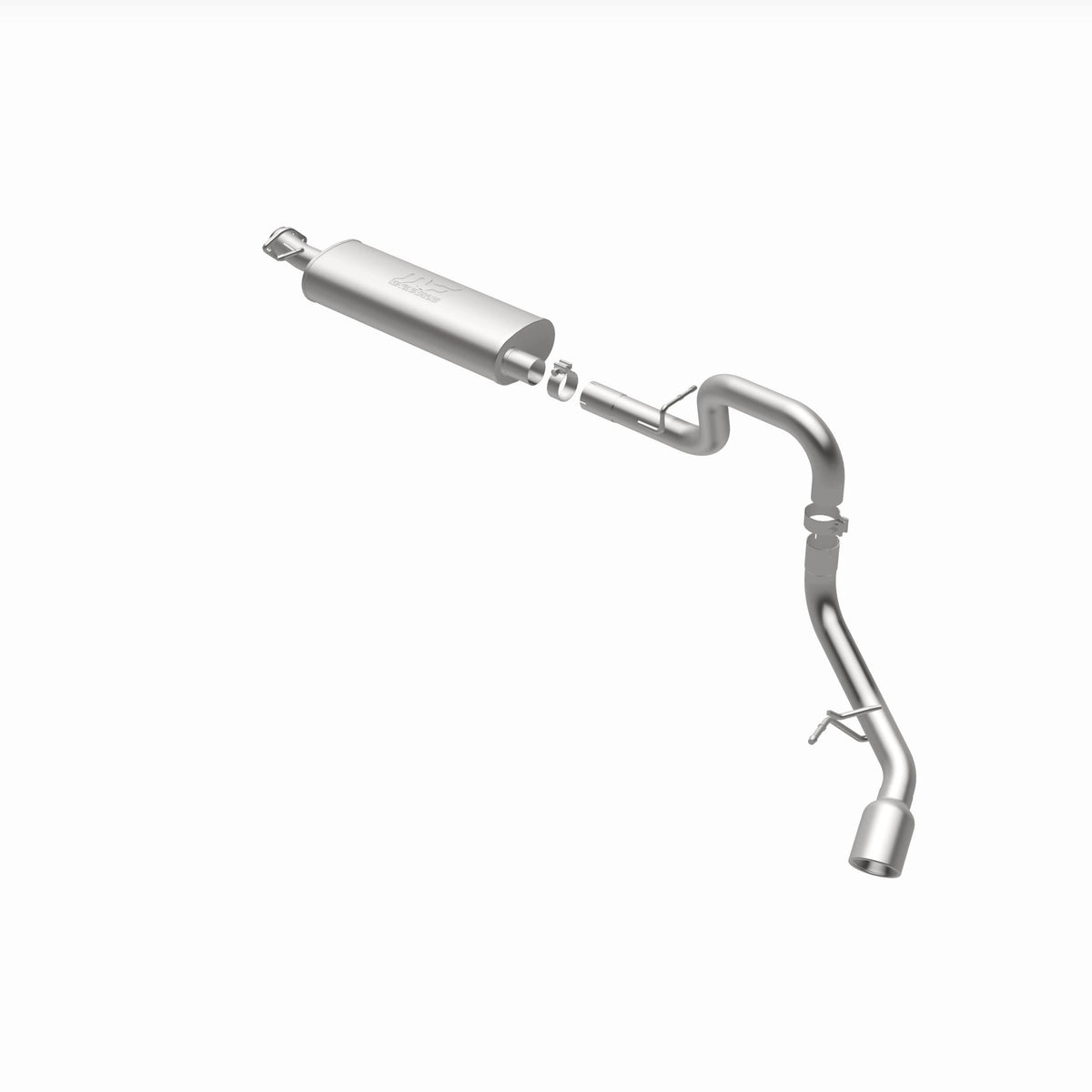 MagnaFlow Exhaust Products 15718 - Street Series Polished Cat-Back System 1