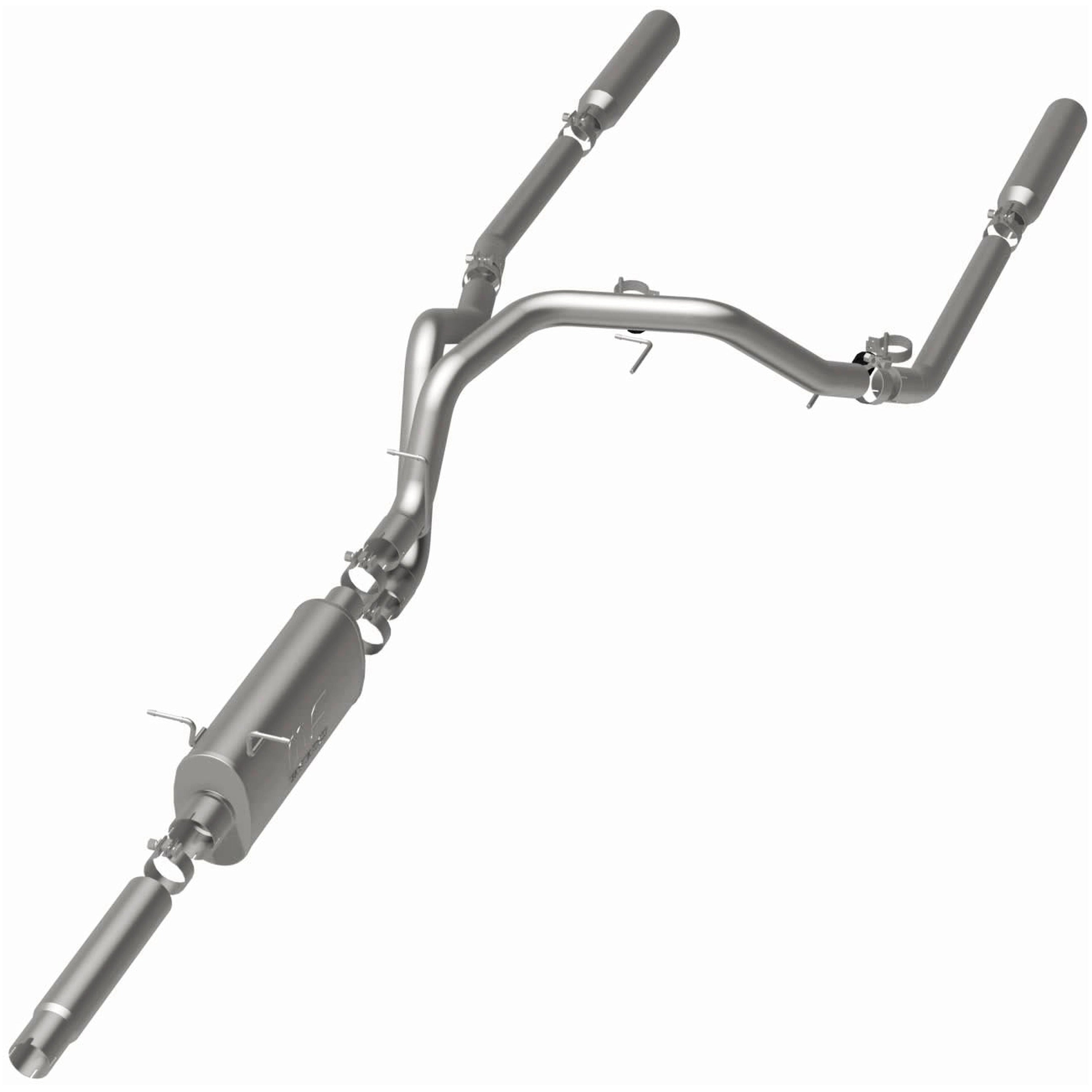 MagnaFlow Exhaust Products 15735 - Street Series Polished Cat-Back System 1