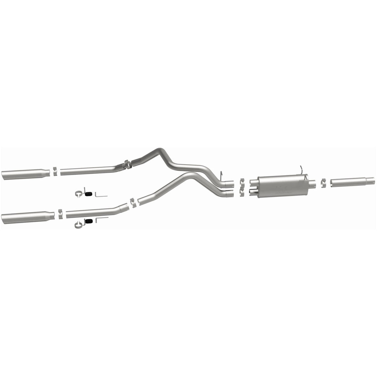 MagnaFlow Exhaust Products 15735 - Street Series Polished Cat-Back System 2