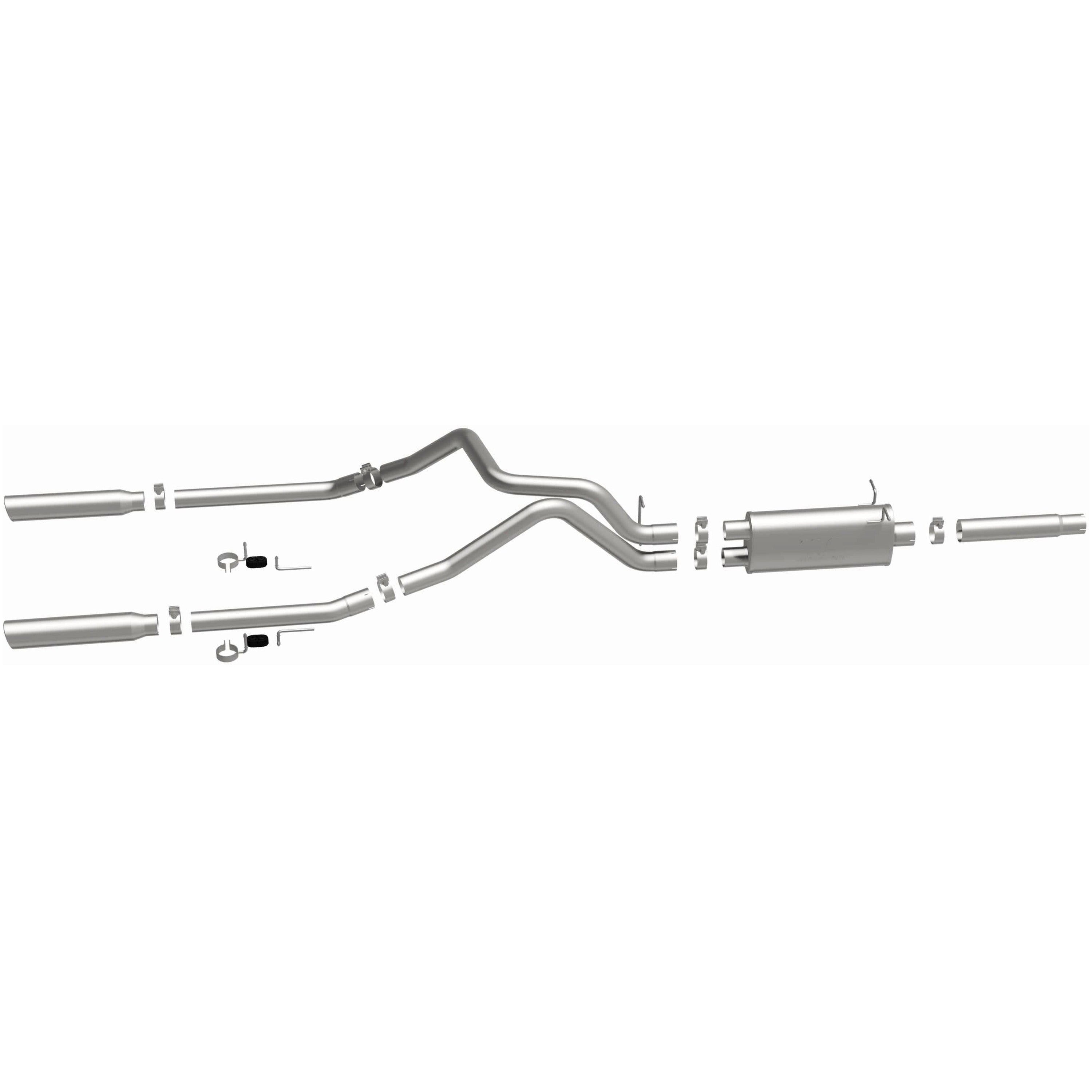 MagnaFlow Exhaust Products 15735 - Street Series Polished Cat-Back System 2