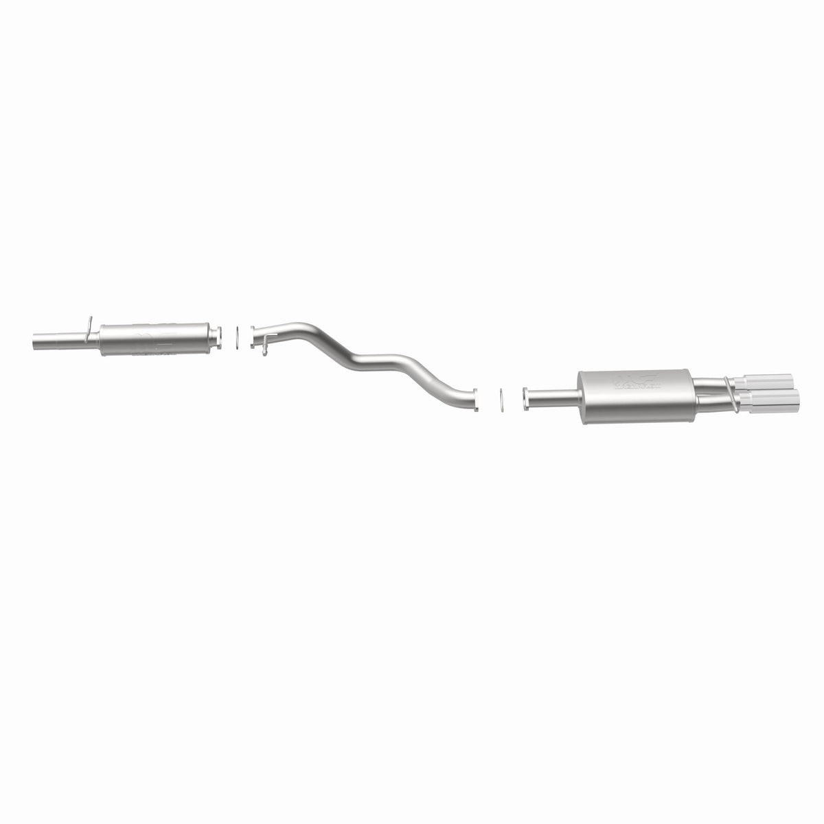MagnaFlow Exhaust Products 15745 - Touring Series Polished Cat-Back System 1