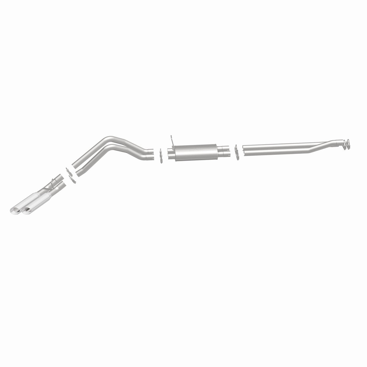 MagnaFlow Exhaust Products 15772 - Street Series Polished Cat-Back System 1