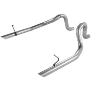 Flowmaster Exhaust Flowmaster 15804 - Pre-Bent Tailpipes Fits 1986-1993 Ford Mustang Lx 5.0L & 1986 Mustang Gt 5.0L Engines Flowmaster