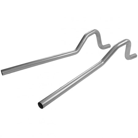 Flowmaster Exhaust Flowmaster 15806 - Pre-Bent Tailpipes Fits 1962-1974 Mopar B-Body Without Exhaust Cutouts In Rear Bumper. 2.5-Inch Aluminized Steel Flowmaster