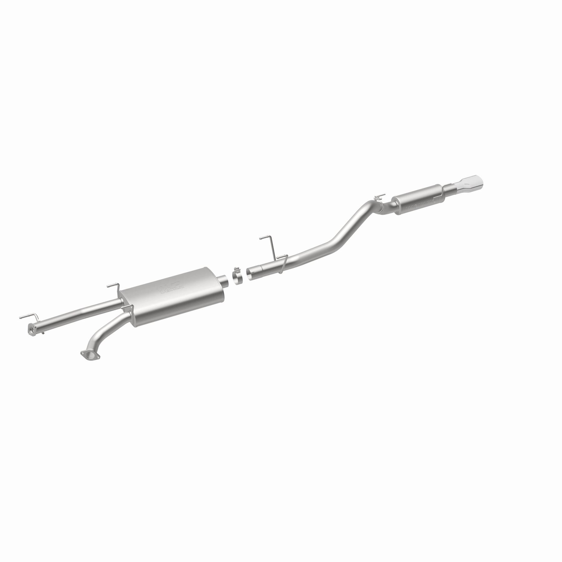 MagnaFlow Exhaust Products 15808 - Street Series Polished Cat-Back System