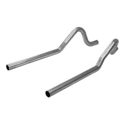 Flowmaster 15823 - Pre-Bent Tailpipes 1962-1974 Mopar B-Body 3.0 Inch Mandrel Bent Aluminized Steel Tailpipes Flowmaster