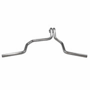 Flowmaster NA Flowmaster 15828 - Pre-Bent Tailpipes 1987-1996 Ford F-150 2.5-Inch Dual Side Exit Aluminized Tailpipes Flowmaster