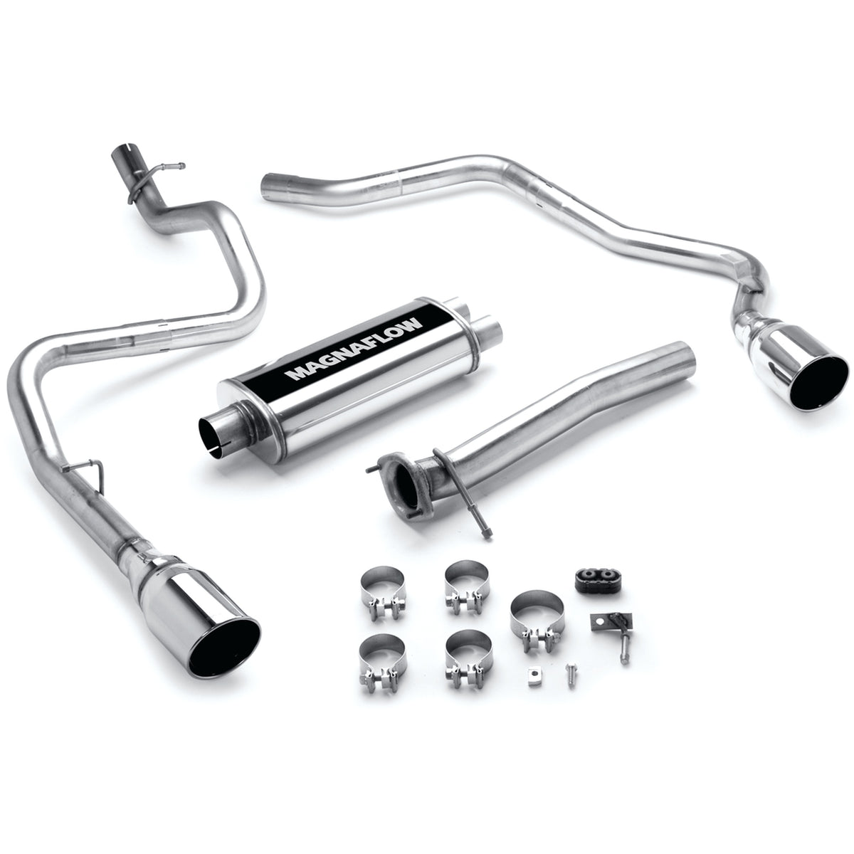 MagnaFlow Exhaust Products 15843 - Street Series Polished Cat-Back System 1