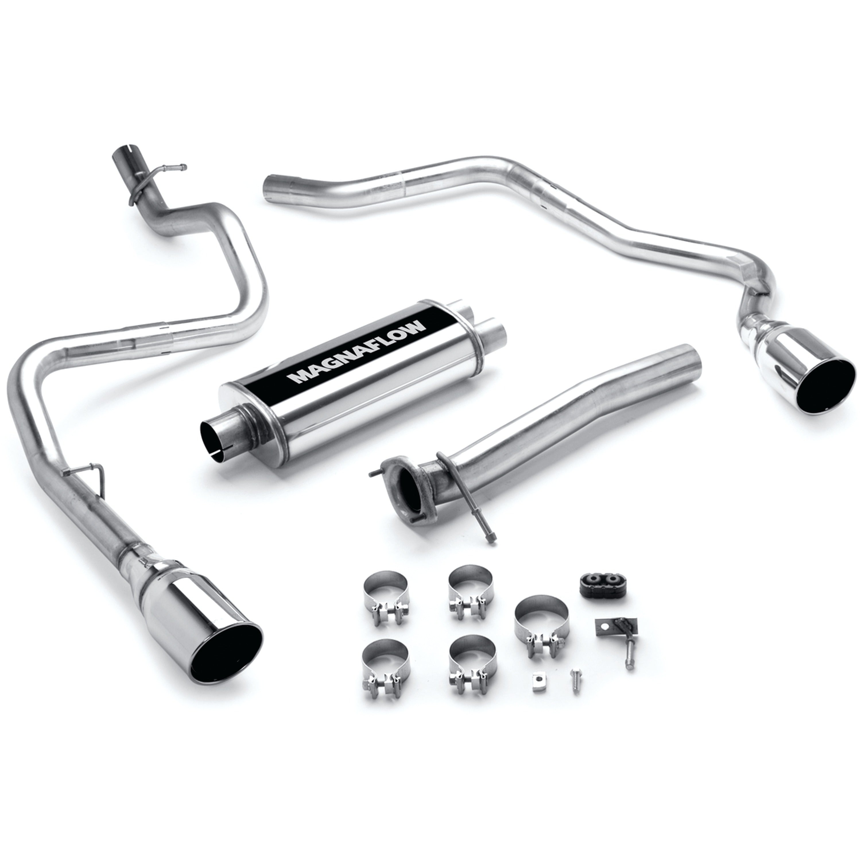 MagnaFlow Exhaust Products 15843 - Street Series Polished Cat-Back System 1
