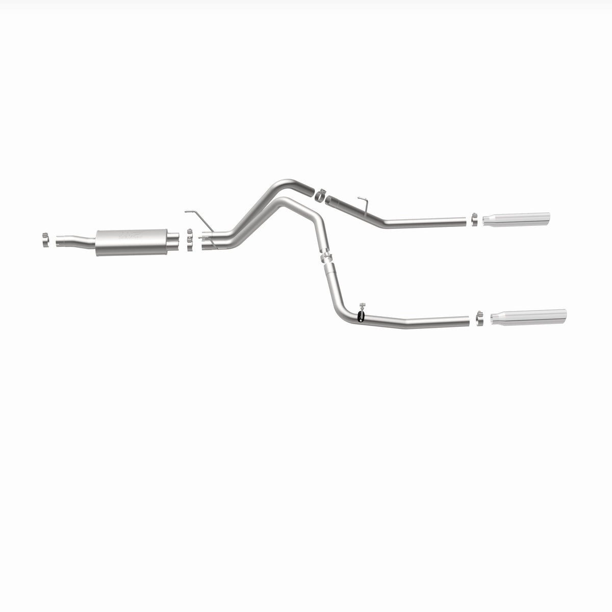 MagnaFlow Exhaust Products 15863 - Street Series Polished Cat-Back System 5