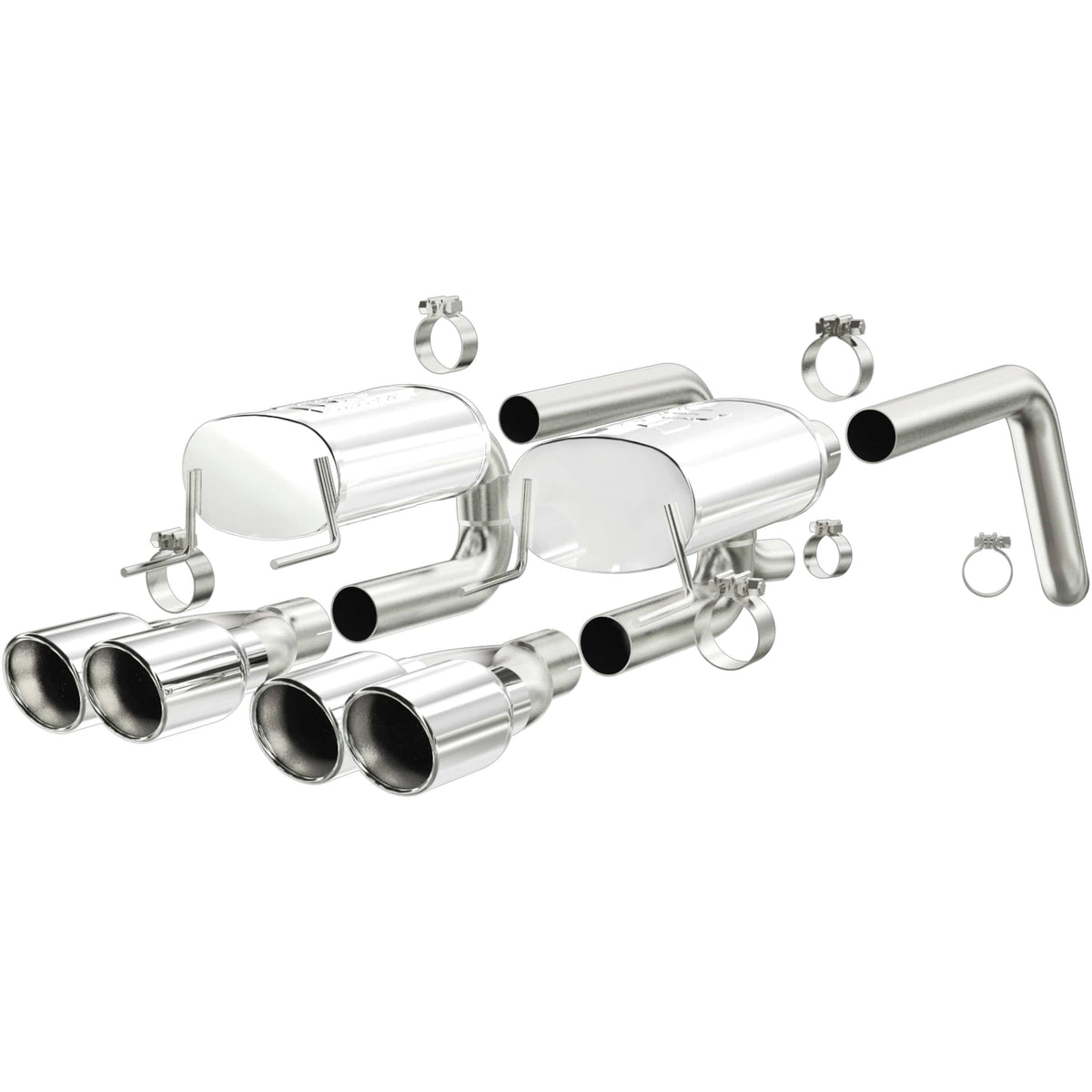 MagnaFlow Exhaust Products Exhaust MagnaFlow Exhaust Products 15886 - Street Series Polished Axle Back System
