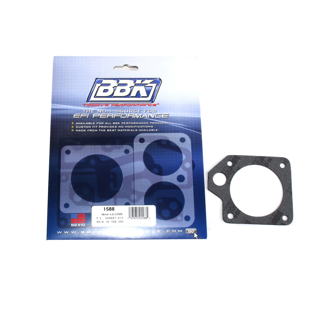 BBK Performance Parts 1588 - THROTTLE BODY GASKET KIT - FORD RANGER/EXPLORER 4.0L 66MM 1