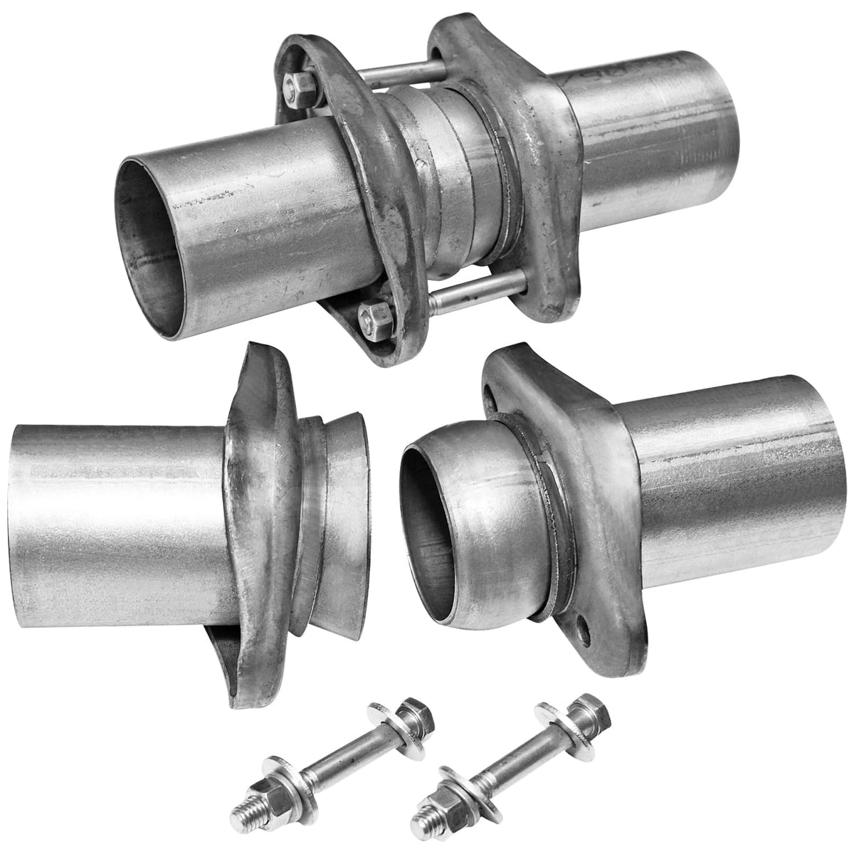 Flowmaster Exhaust Flowmaster 15925 - Header Collector Ball Flange Kit 3.00-Inch To 2.50-Inch Tubing Flowmaster