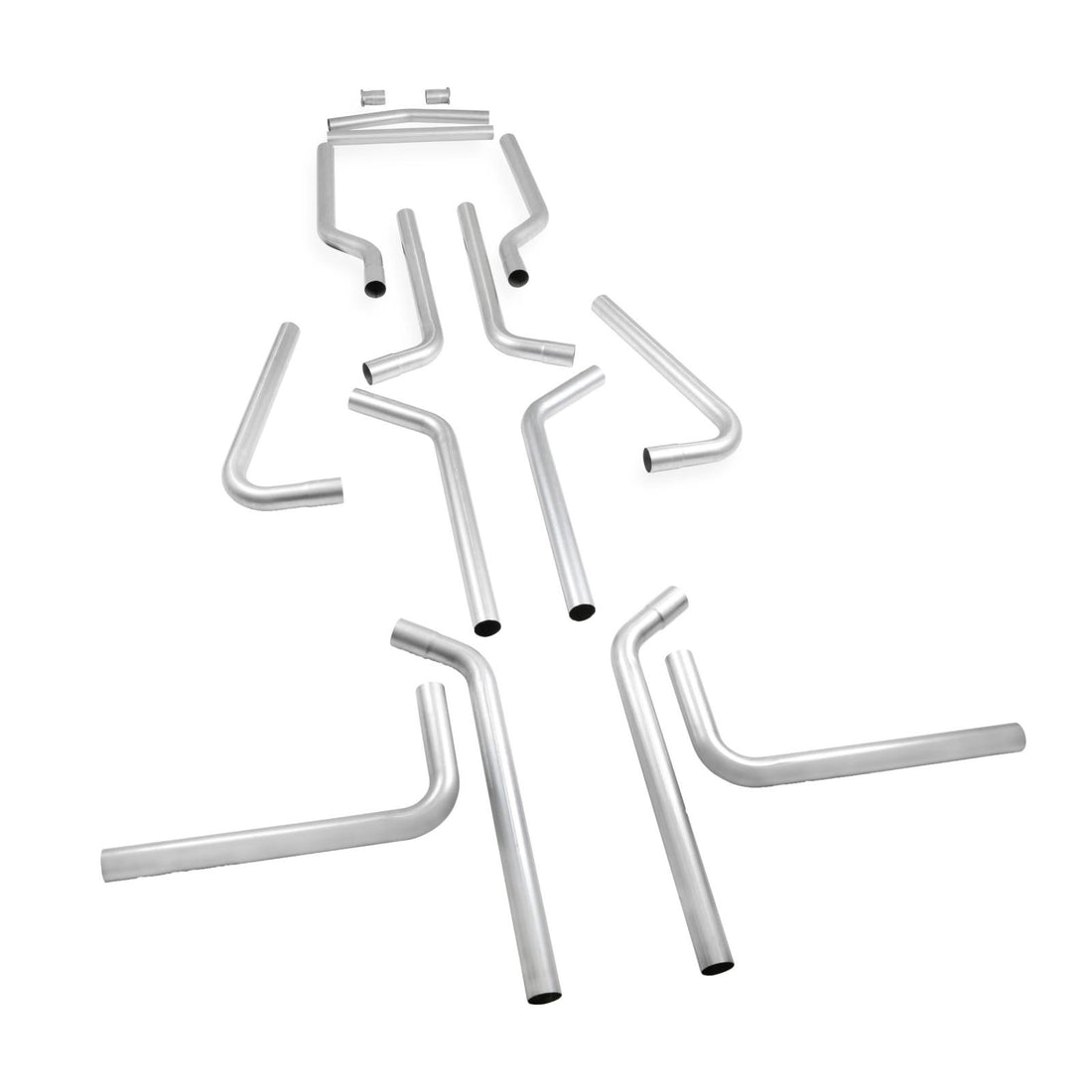 Flowmaster 15935 U-Fit Dual Exhaust Kit 2.25-Inch Mandrel-Bent Aluminized Steel