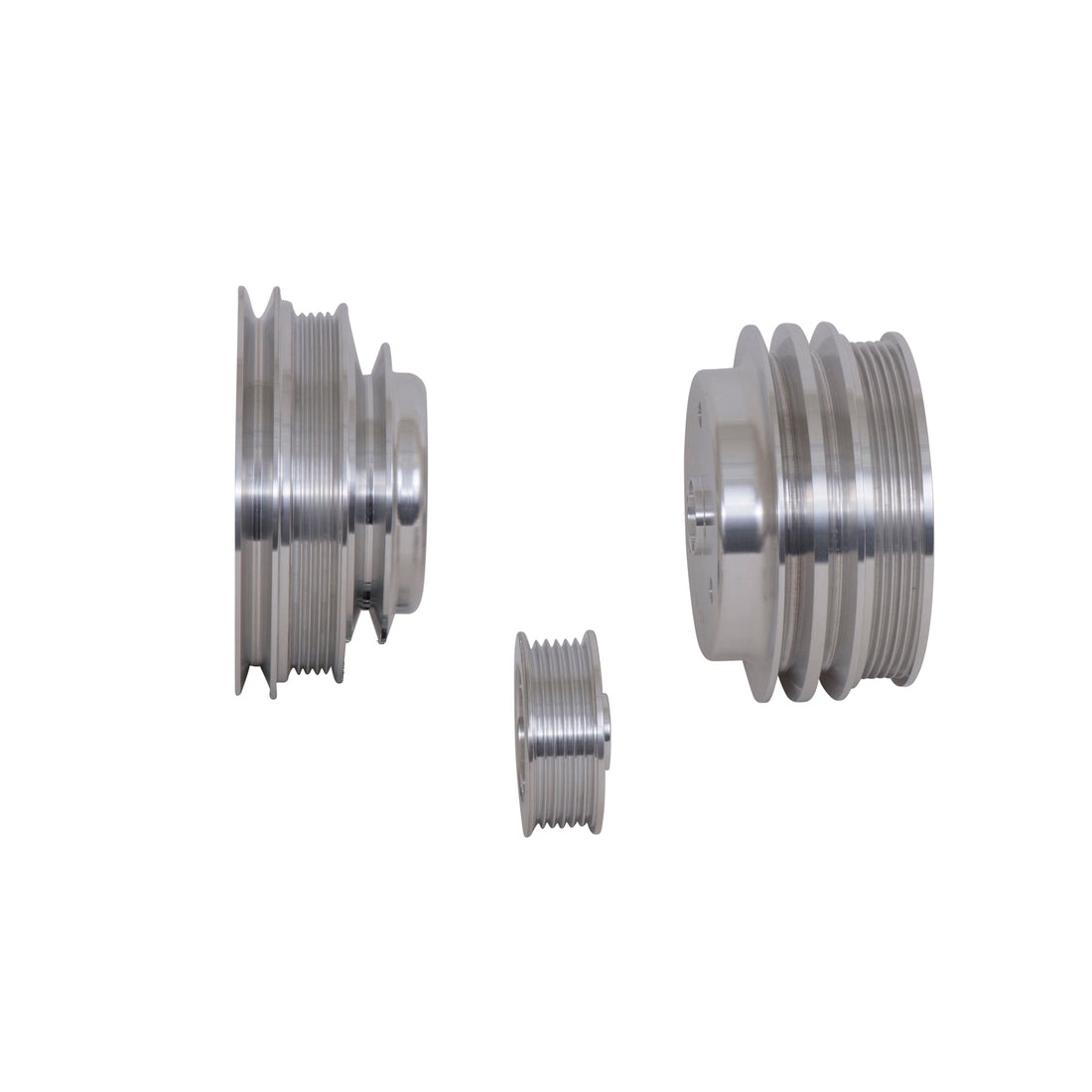 BBK Performance Parts 1598 - 1985-1987 GM 5.0/5.7 F-BODY/GM TRUCK 3 PC UNDER DRIVE PULLEY KIT (ALUMINUM) 1