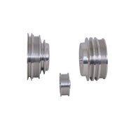 BBK Performance Parts 1598 - 1985-1987 GM 5.0/5.7 F-BODY/GM TRUCK 3 PC UNDER DRIVE PULLEY KIT (ALUMINUM) 1