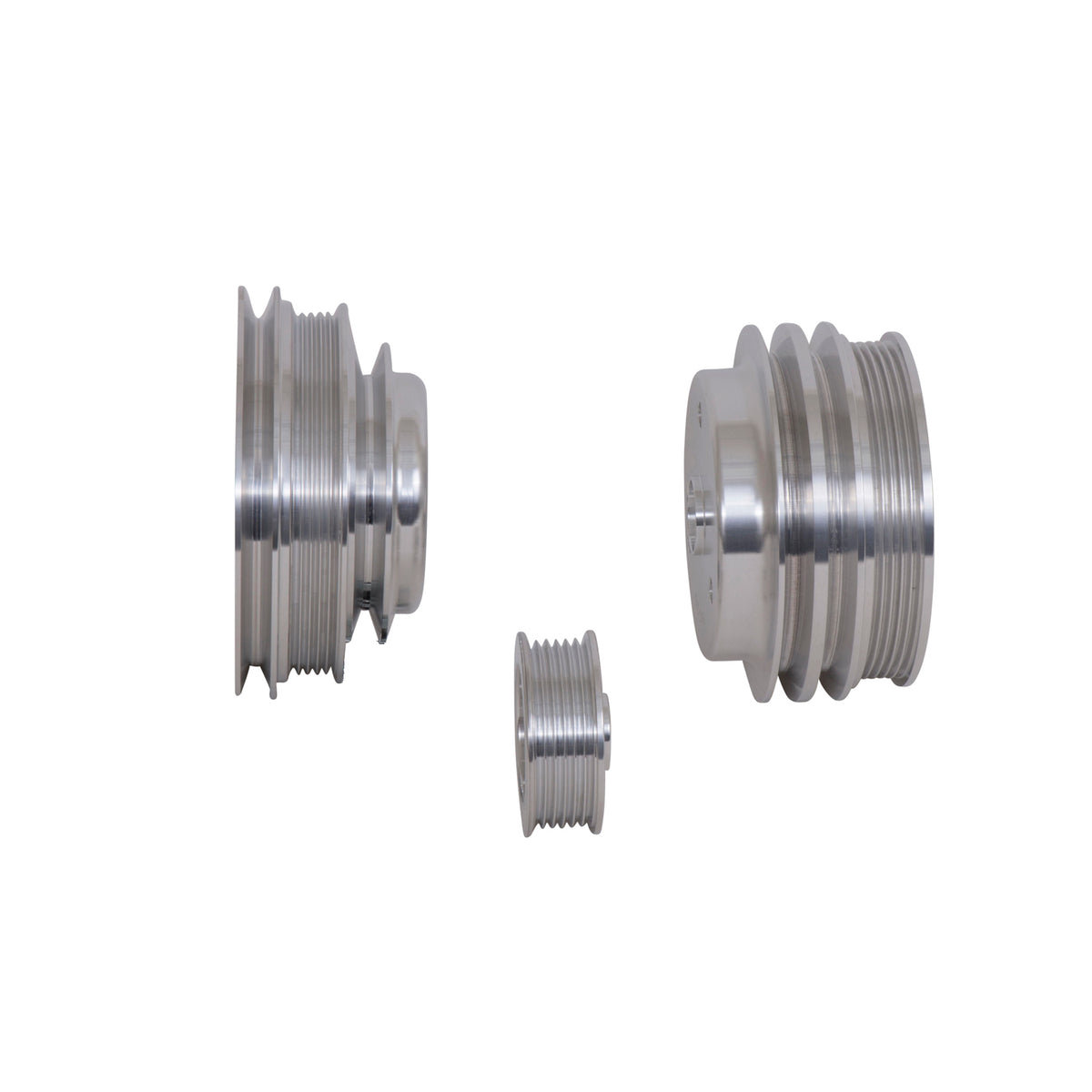 BBK Performance Parts 1598 - 1985-1987 GM 5.0/5.7 F-BODY/GM TRUCK 3 PC UNDER DRIVE PULLEY KIT (ALUMINUM) 1