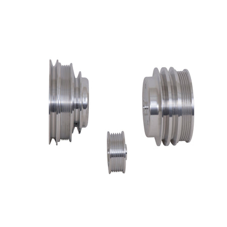 BBK Performance Parts 1598 - 1985-1987 GM 5.0/5.7 F-BODY/GM TRUCK 3 PC UNDER DRIVE PULLEY KIT (ALUMINUM) 1