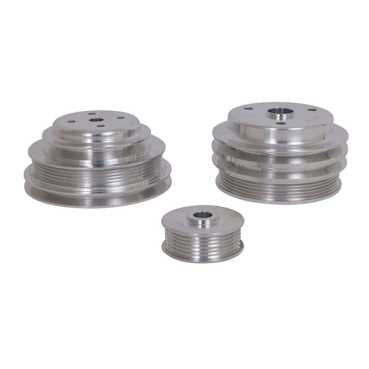 BBK Performance Parts 1598 - 1985-1987 GM 5.0/5.7 F-BODY/GM TRUCK 3 PC UNDER DRIVE PULLEY KIT (ALUMINUM) 2