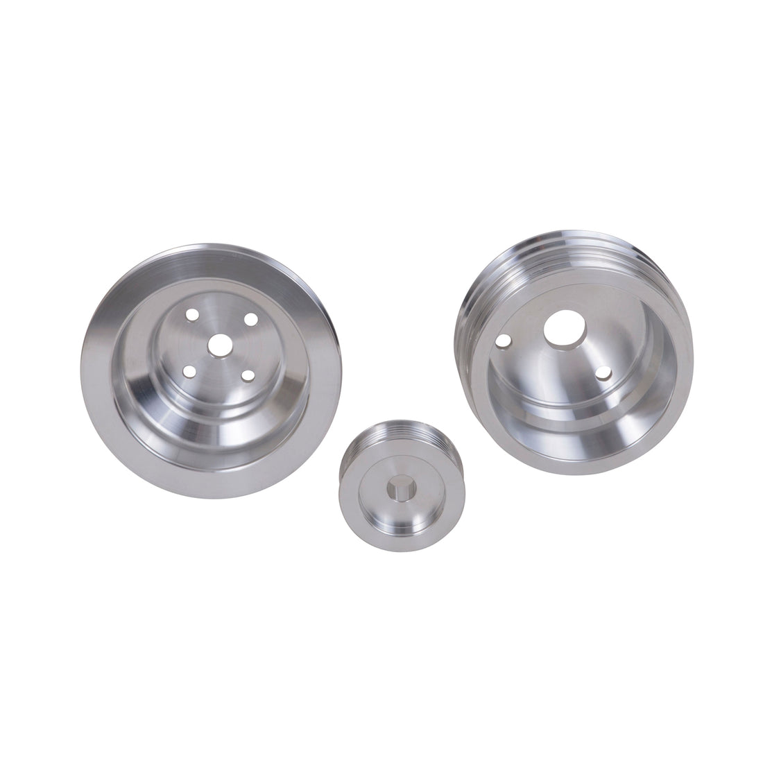 BBK Performance Parts 1598 - 1985-1987 GM 5.0/5.7 F-BODY/GM TRUCK 3 PC UNDER DRIVE PULLEY KIT (ALUMINUM) 4