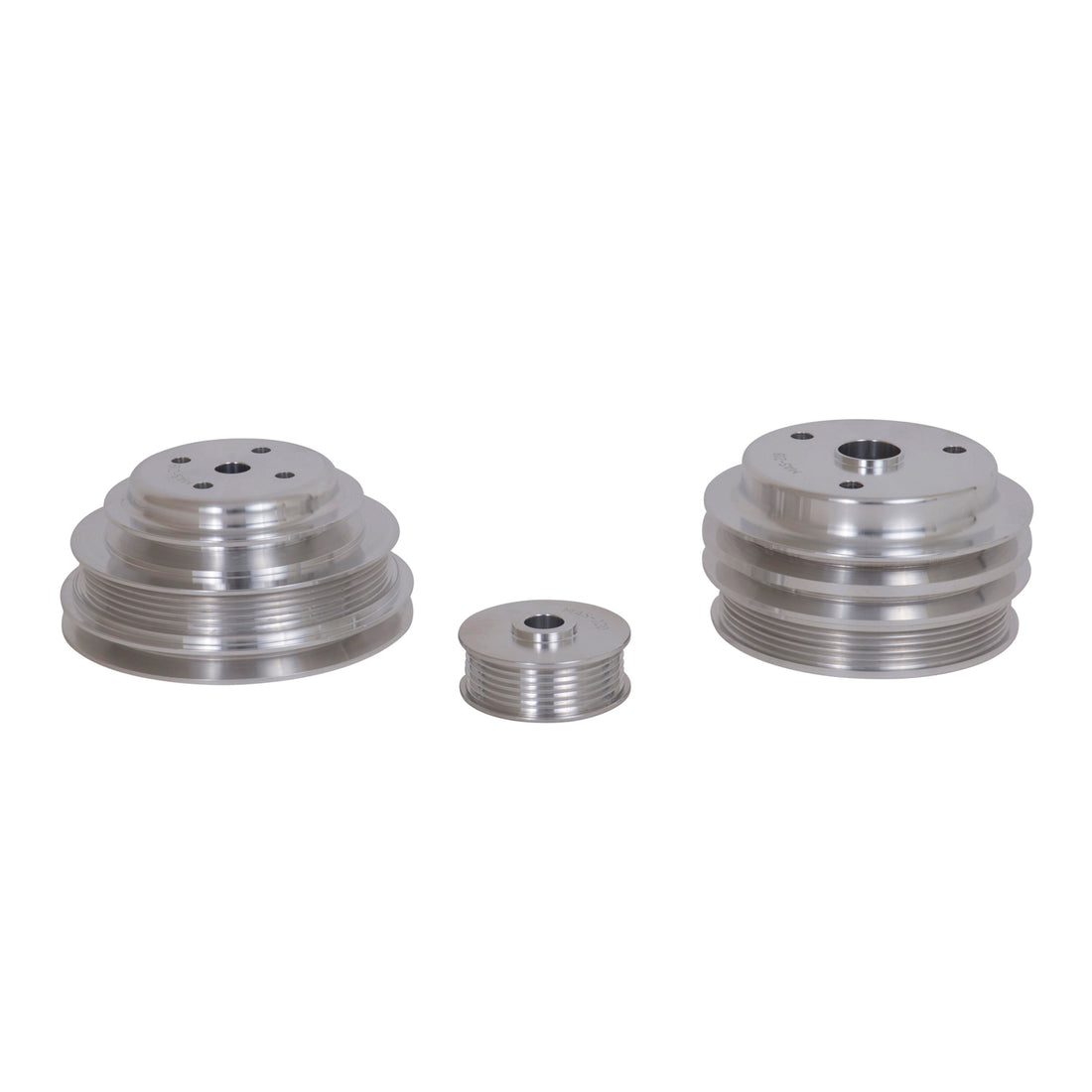 BBK Performance Parts 1598 - 1985-1987 GM 5.0/5.7 F-BODY/GM TRUCK 3 PC UNDER DRIVE PULLEY KIT (ALUMINUM) 5
