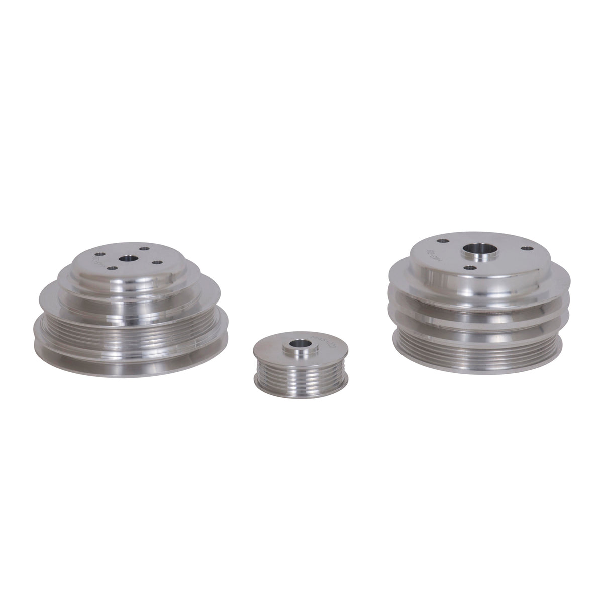 BBK Performance Parts 1598 - 1985-1987 GM 5.0/5.7 F-BODY/GM TRUCK 3 PC UNDER DRIVE PULLEY KIT (ALUMINUM) 5