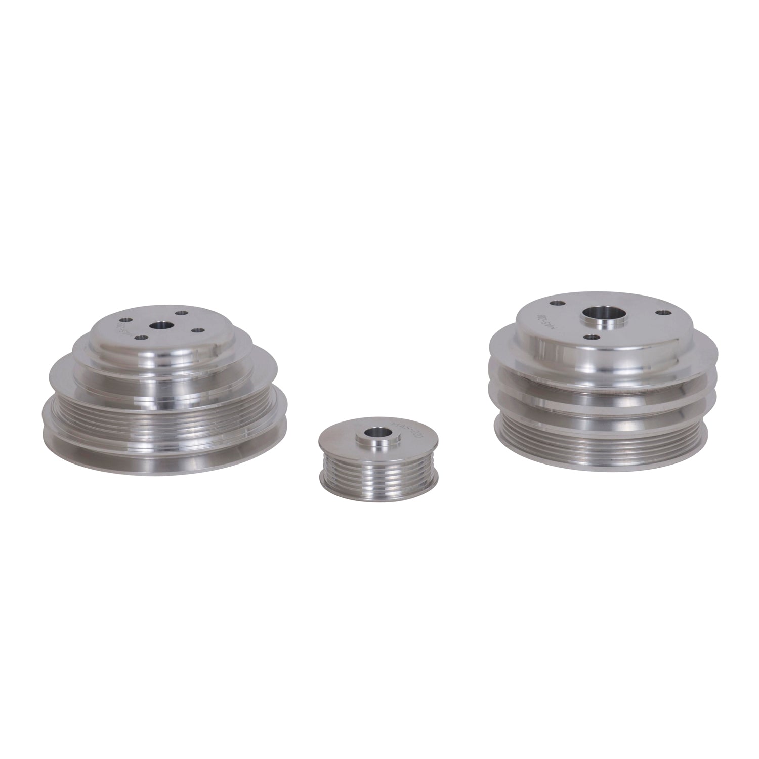BBK Performance Parts 1598 - 1985-1987 GM 5.0/5.7 F-BODY/GM TRUCK 3 PC UNDER DRIVE PULLEY KIT (ALUMINUM) 5