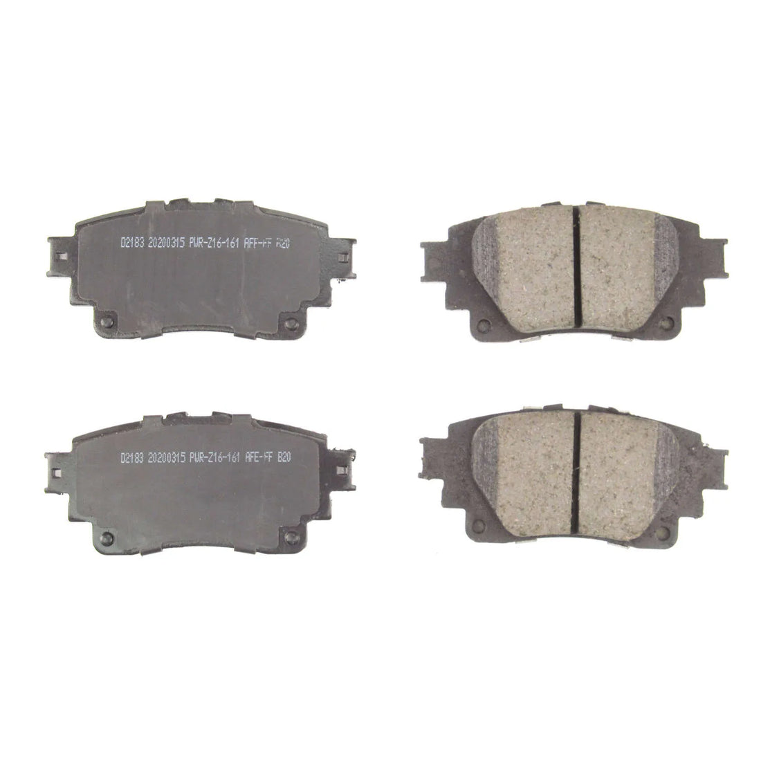 Power Stop 16-2183 2019-2026 Toyota Corolla Disc Brake Pad Set