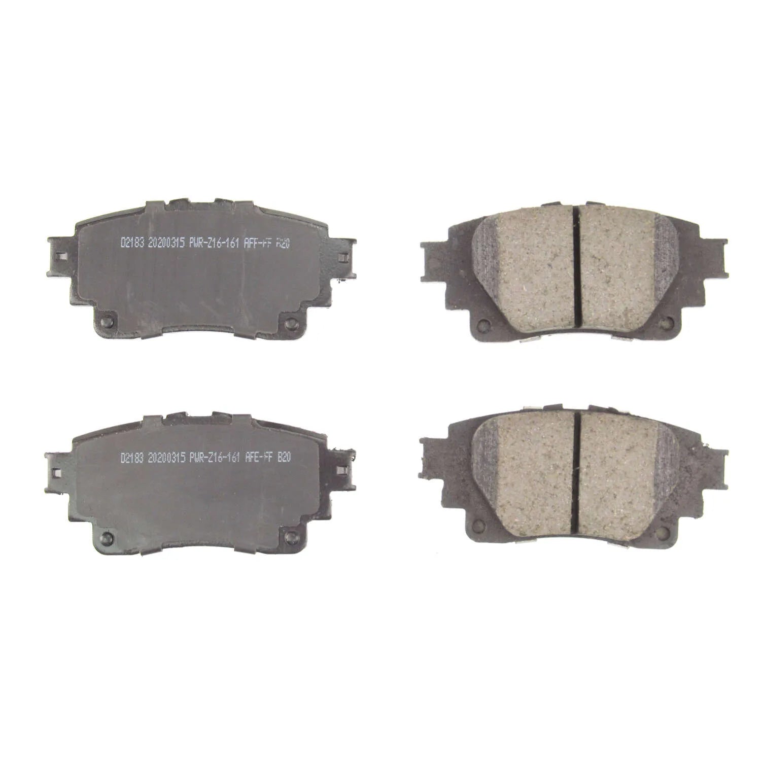 Power Stop 16-2183 2019-2026 Toyota Corolla Disc Brake Pad Set