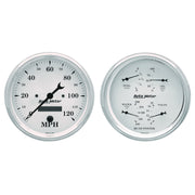AutoMeter 1603 - GAUGE KIT, 2 PC., QUAD & SPEEDOMETER, 5", OLD TYME WHITE 3