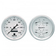 AutoMeter 1603 - GAUGE KIT, 2 PC., QUAD & SPEEDOMETER, 5", OLD TYME WHITE 4