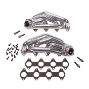 BBK Performance Parts 16120 - 2005-2010 MUSTANG GT 1-5/8 SHORTY TUNED LENGTH HEADERS (POLISHED SILVER CERAMIC) 1