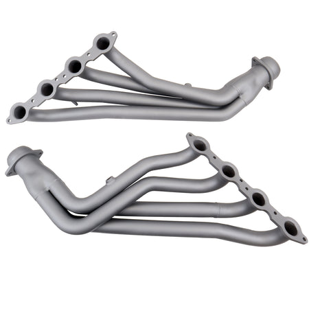 BBK Performance Parts 1614 - 1999-02 GM FULL SIZE TRUCK 1-3/4 LONG TUBE HEADERS & Y PIPE (TITANIUM CERAMIC) 2