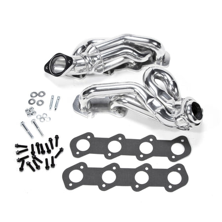 BBK Performance Parts 16150 - 1996-2004 MUSTANG GT 1-5/8 SHORTY TUNED LENGTH HEADERS (POLISHED SILVER CERAMIC) 1