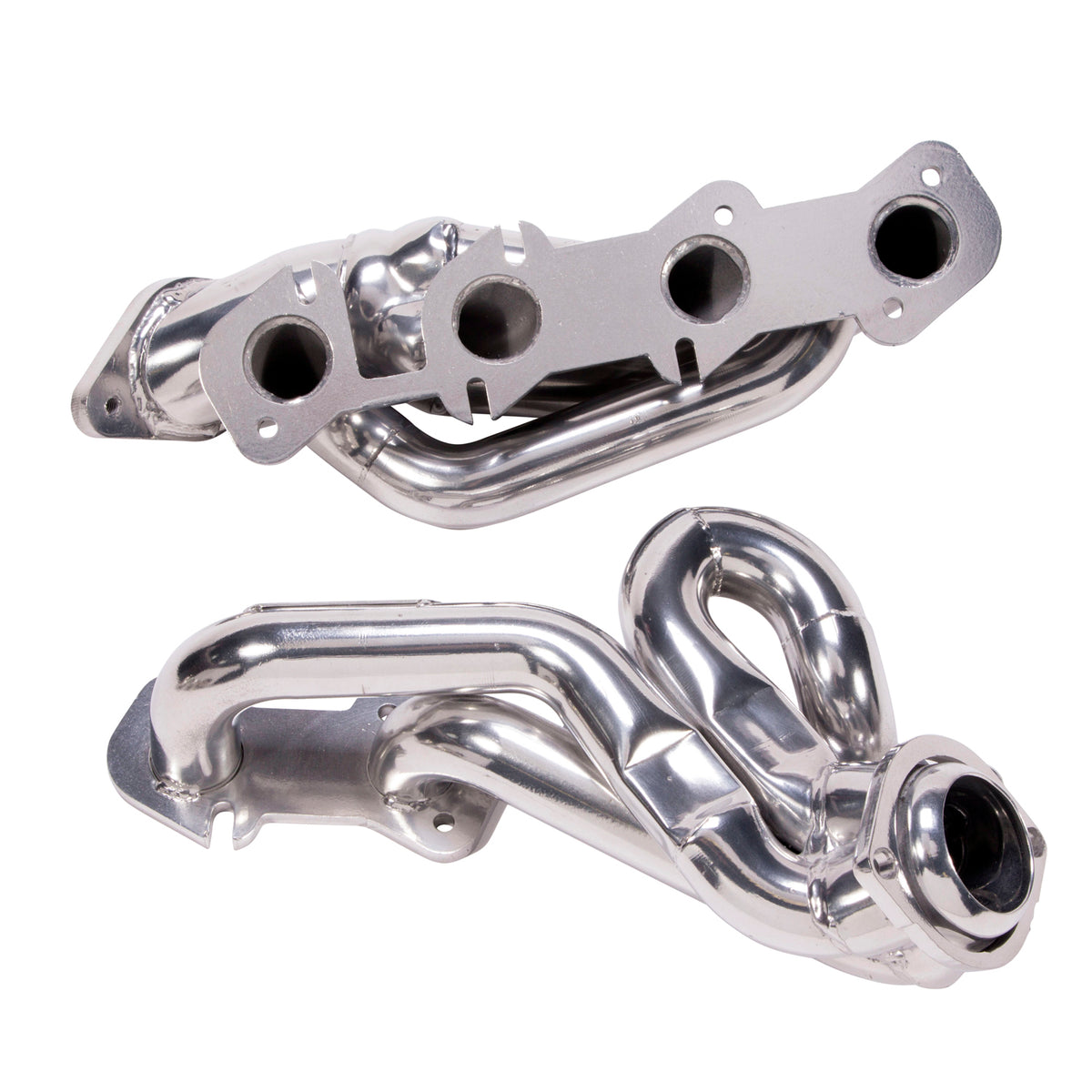 BBK Performance Parts 16150 - 1996-2004 MUSTANG GT 1-5/8 SHORTY TUNED LENGTH HEADERS (POLISHED SILVER CERAMIC) 2