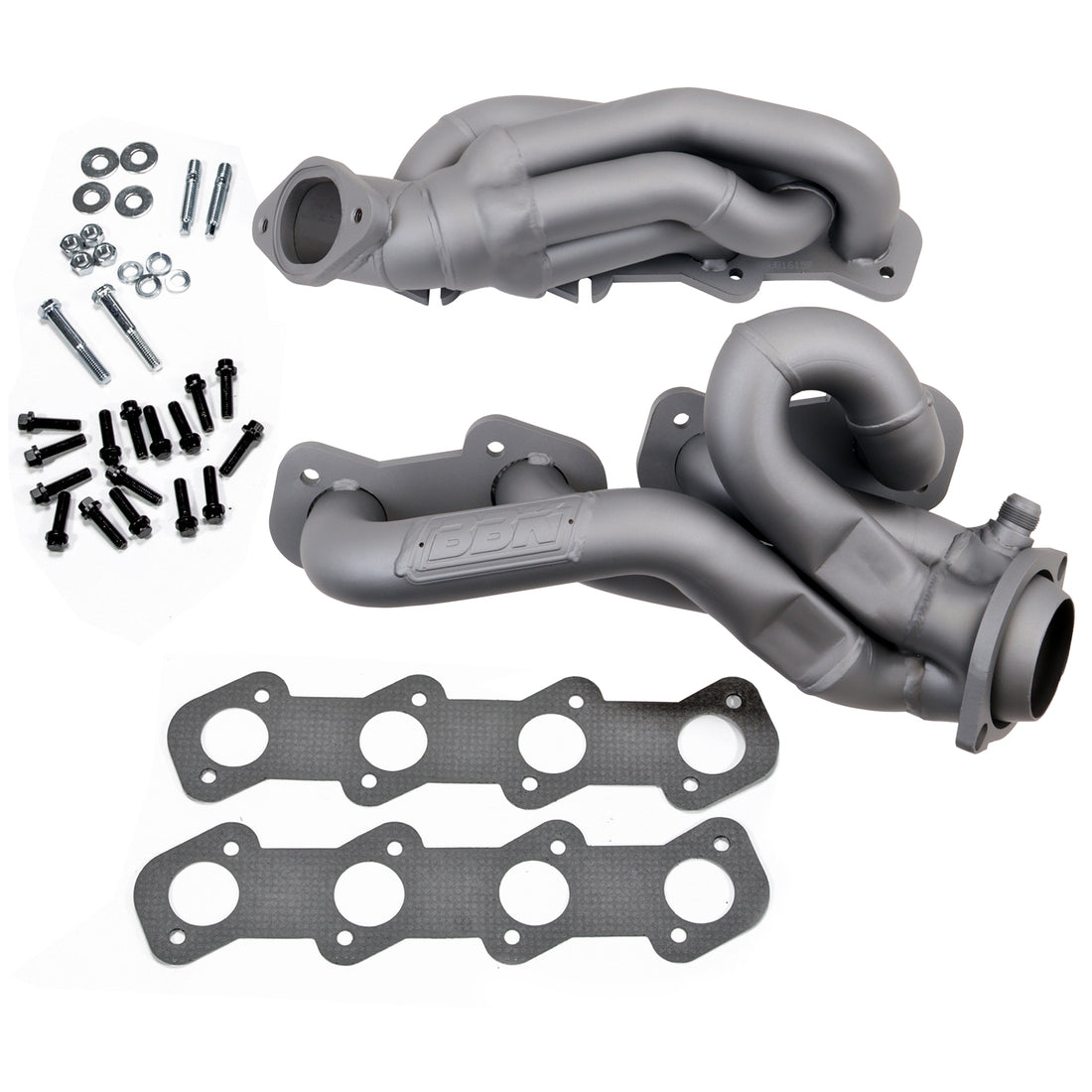 BBK Performance Parts 1615 - 1996-2004 MUSTANG GT 1-5/8 SHORTY TUNED LENGTH HEADERS (Titanium Ceramic) 1