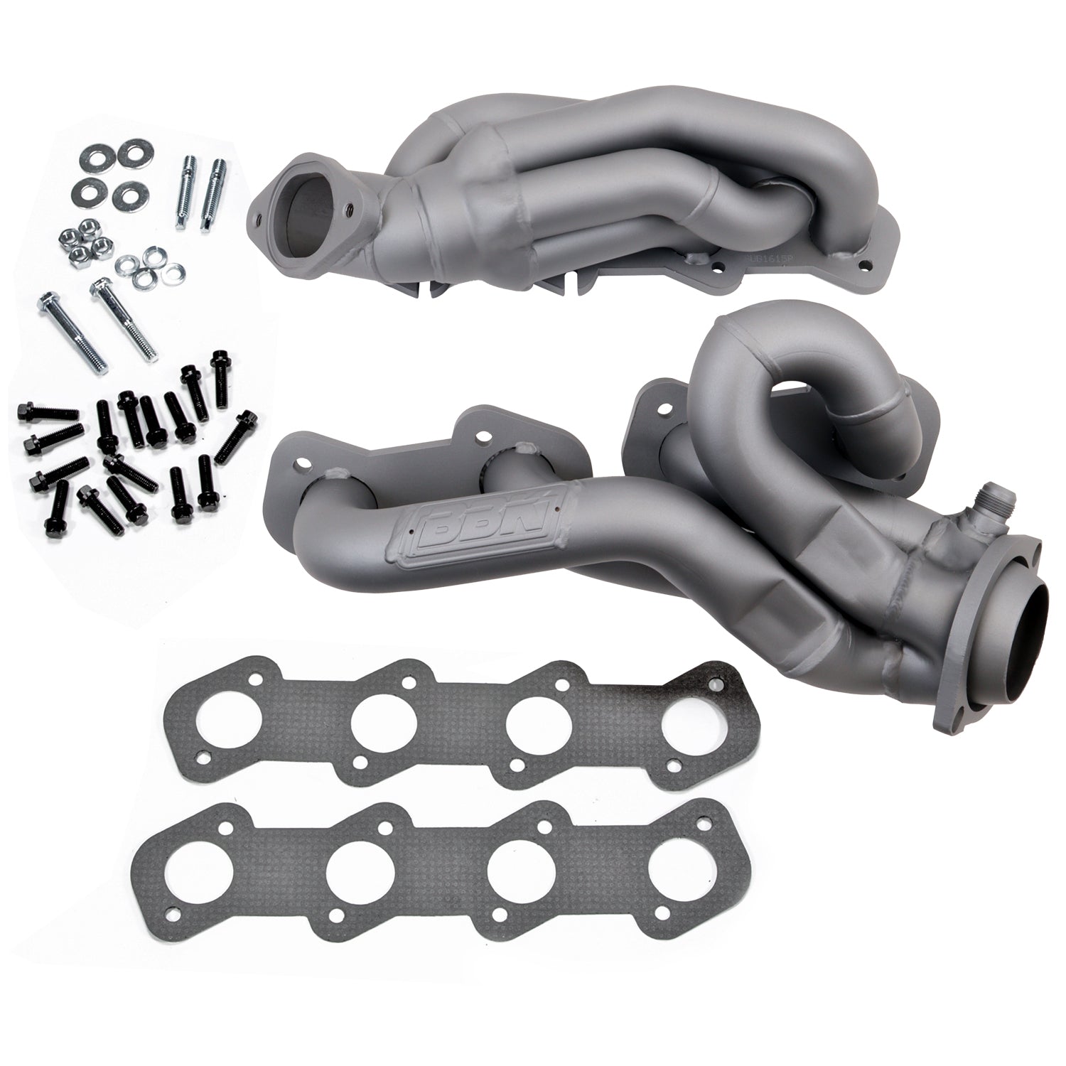 BBK Performance Parts 1615 - 1996-2004 MUSTANG GT 1-5/8 SHORTY TUNED LENGTH HEADERS (Titanium Ceramic) 1