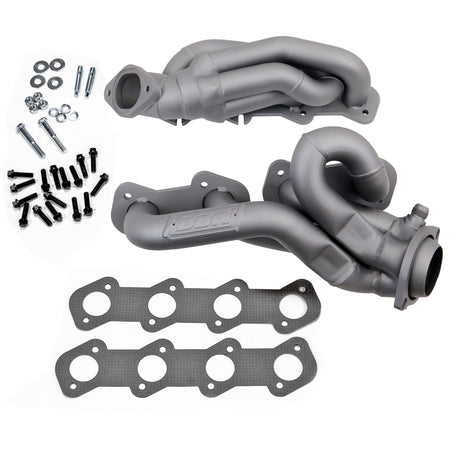 BBK Performance Parts 1615 - 1996-2004 MUSTANG GT 1-5/8 SHORTY TUNED LENGTH HEADERS (Titanium Ceramic) 1