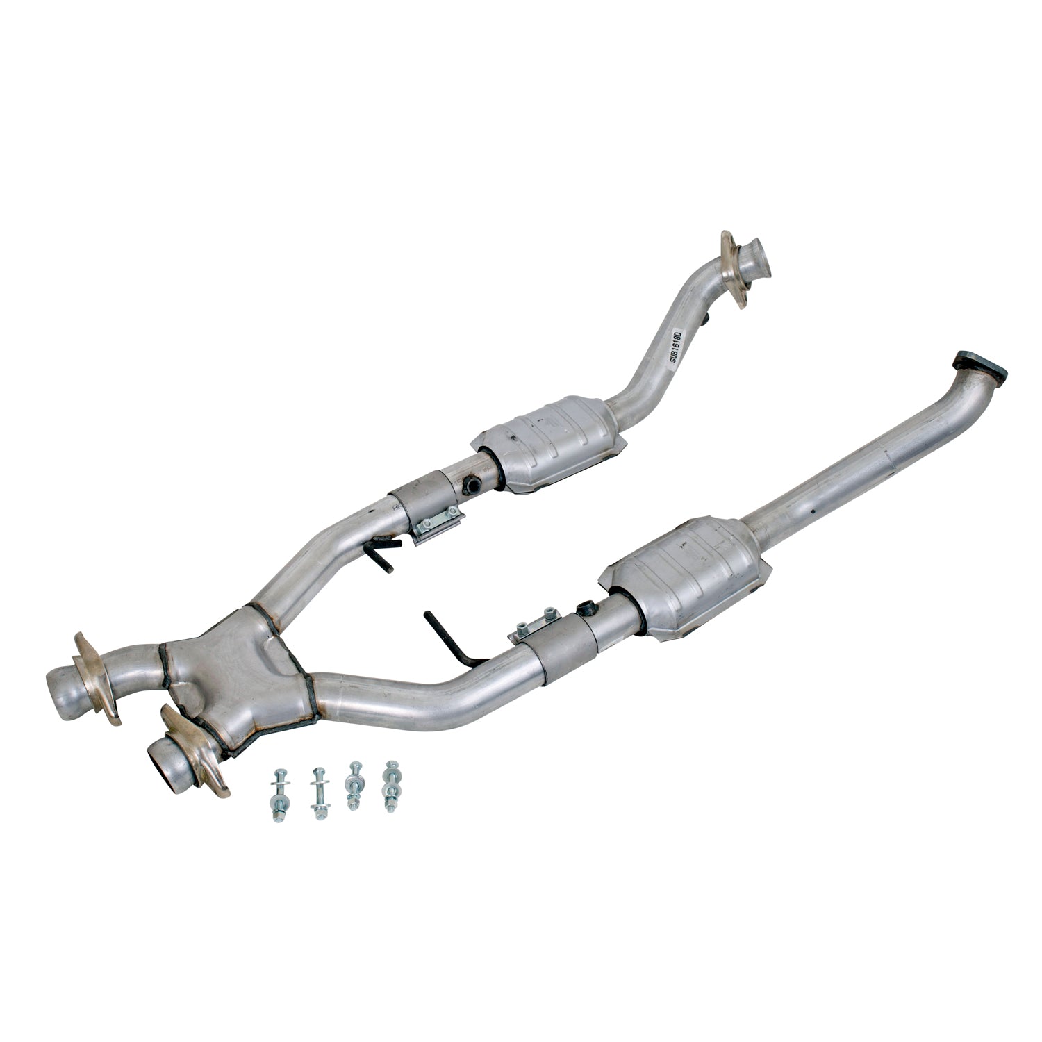 BBK Performance Parts 1618 - 1996-1998 MUSTANG COBRA 4.6L 4V 2.5 FULL X PIPE W/CONVERTERS 1