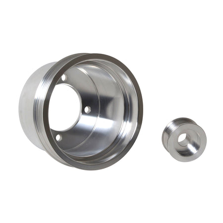 BBK Performance Parts 1619 - 1994-1998 MUSTANG 3.8L V6 UNDERDRIVE PULLEY KIT (BILLET ALUMINUM) 1