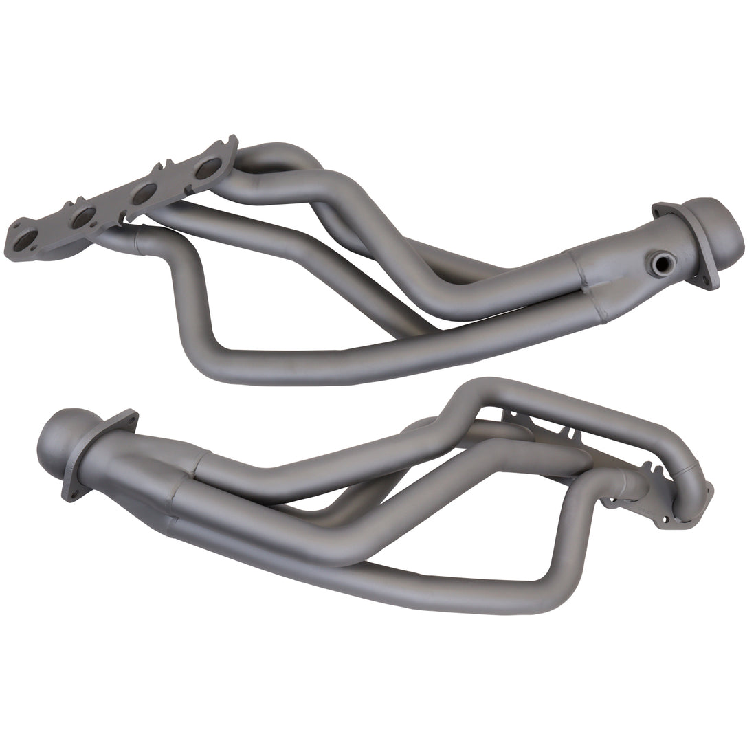 BBK Performance Parts 1634 - 1986-2004 MUSTANG COYOTE SWAP 1-3/4" LONG TUBE HEADERS (TITANIUM CERAMIC) 2
