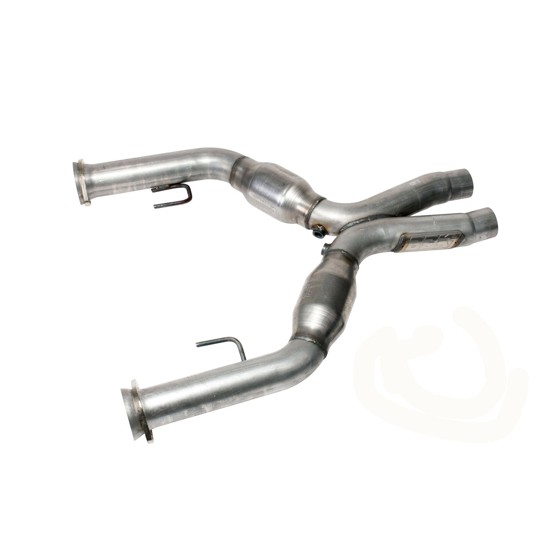 BBK Performance Parts 1637 - 2005-2010 MUSTANG GT 2-3/4 SHORT MID X PIPE WITH CONVERTERS 1
