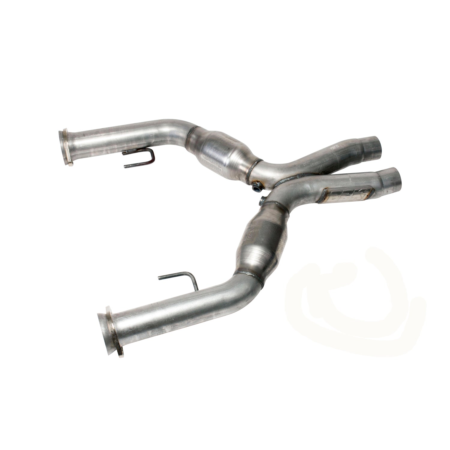 BBK Performance Parts 1637 - 2005-2010 MUSTANG GT 2-3/4 SHORT MID X PIPE WITH CONVERTERS 1