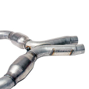 BBK Performance Parts 1637 - 2005-2010 MUSTANG GT 2-3/4 SHORT MID X PIPE WITH CONVERTERS 2