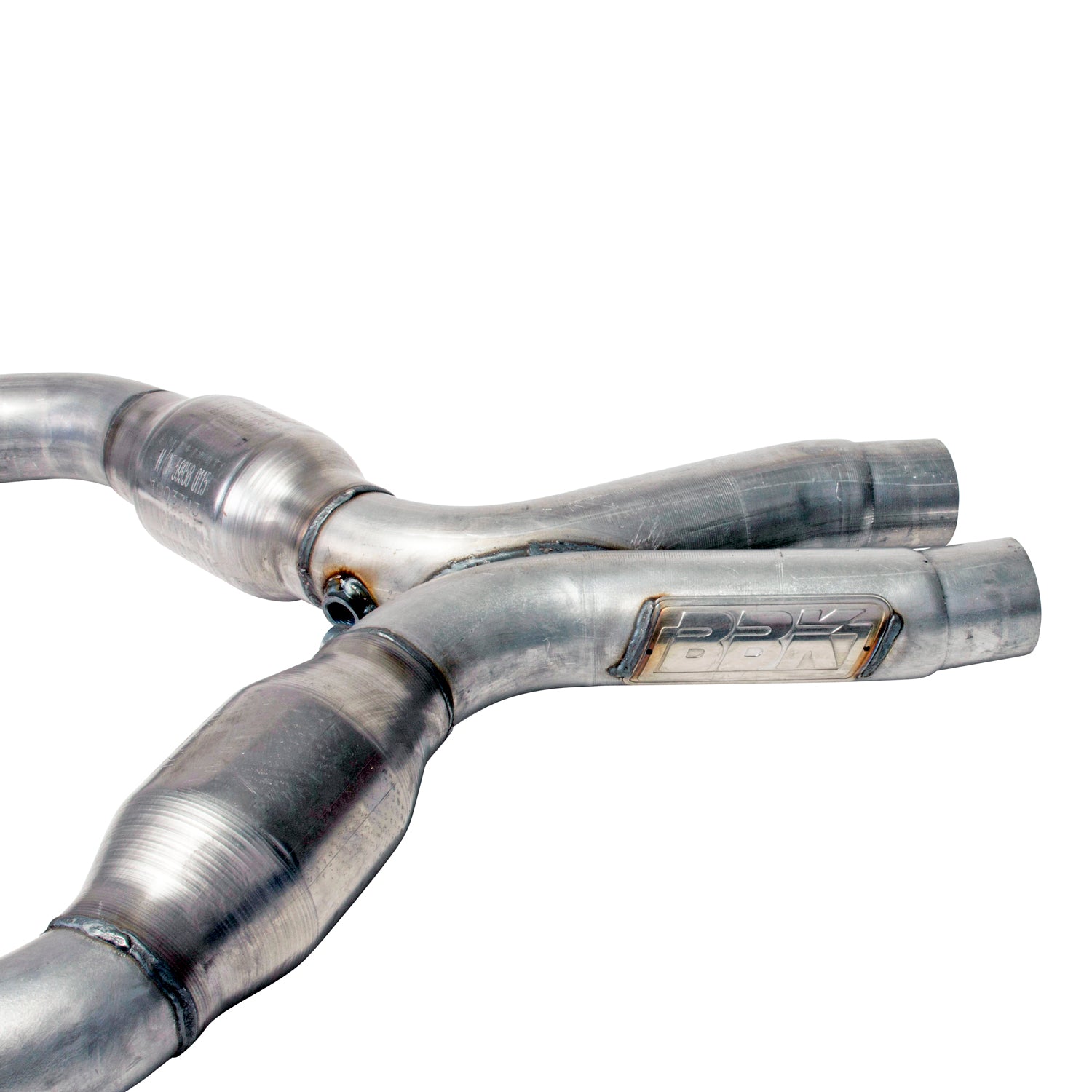 BBK Performance Parts 1637 - 2005-2010 MUSTANG GT 2-3/4 SHORT MID X PIPE WITH CONVERTERS 2