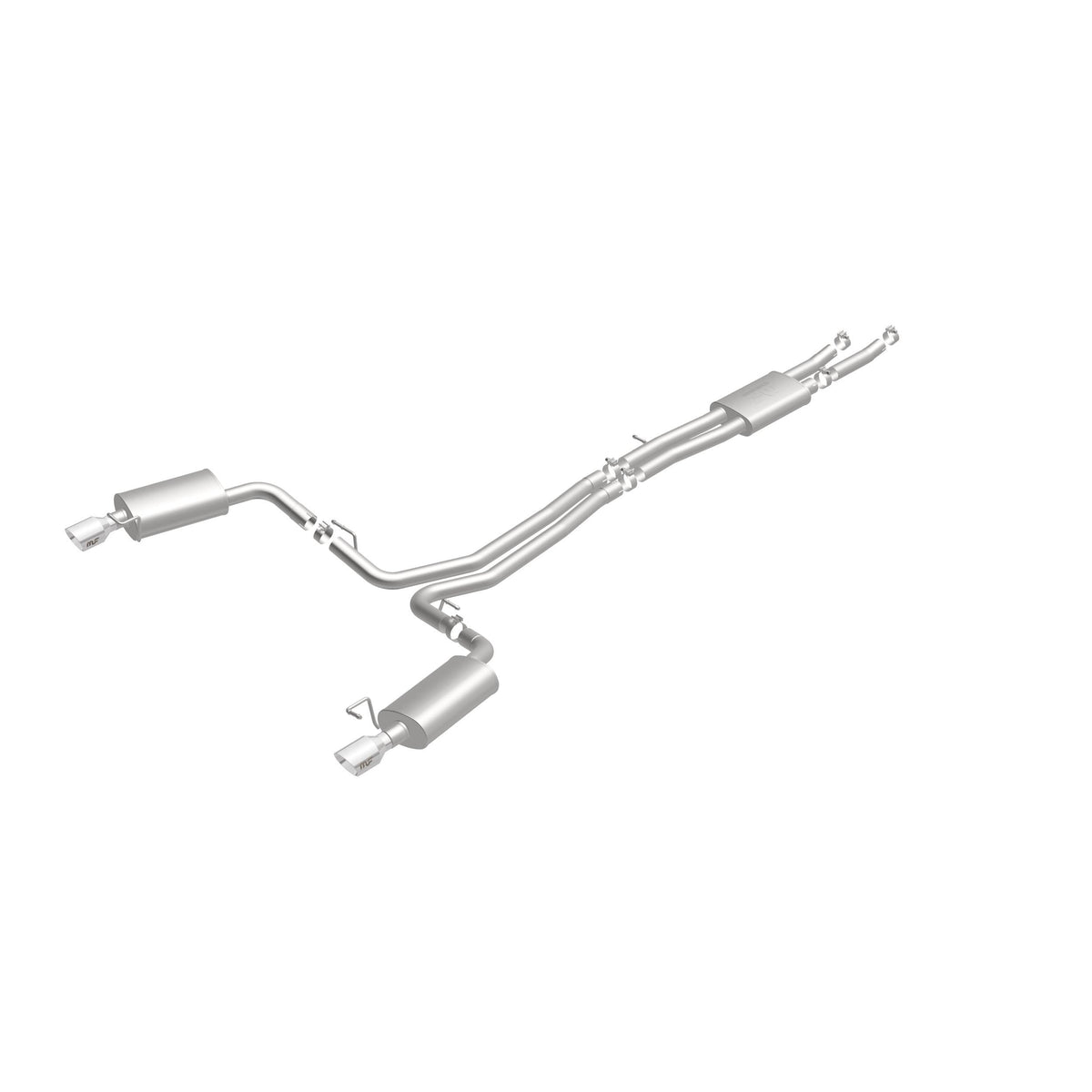 MagnaFlow Exhaust Products 16395 - Street Series Polished Cat-Back System 2