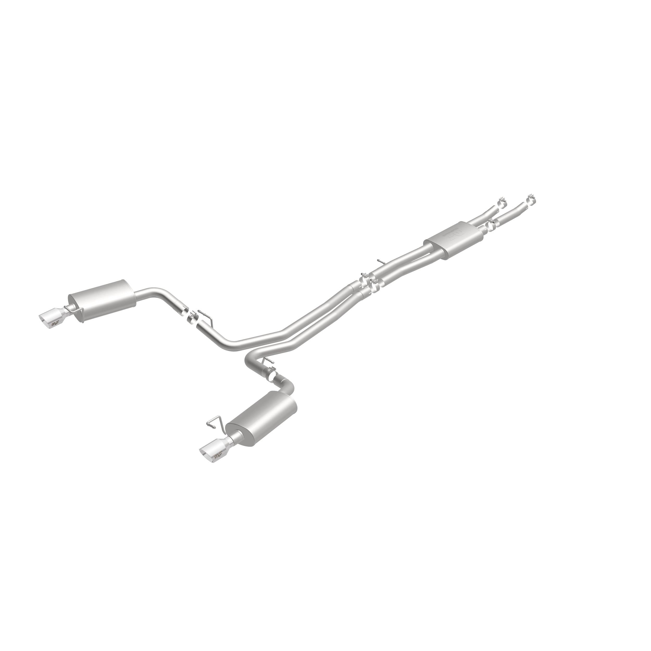 MagnaFlow Exhaust Products 16395 - Street Series Polished Cat-Back System 2